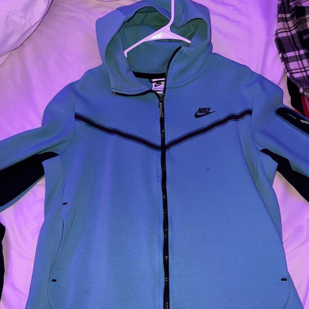Nike Tech Fleece Teal Zip Jacket